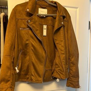 Anthropologie Tan suede Jacket